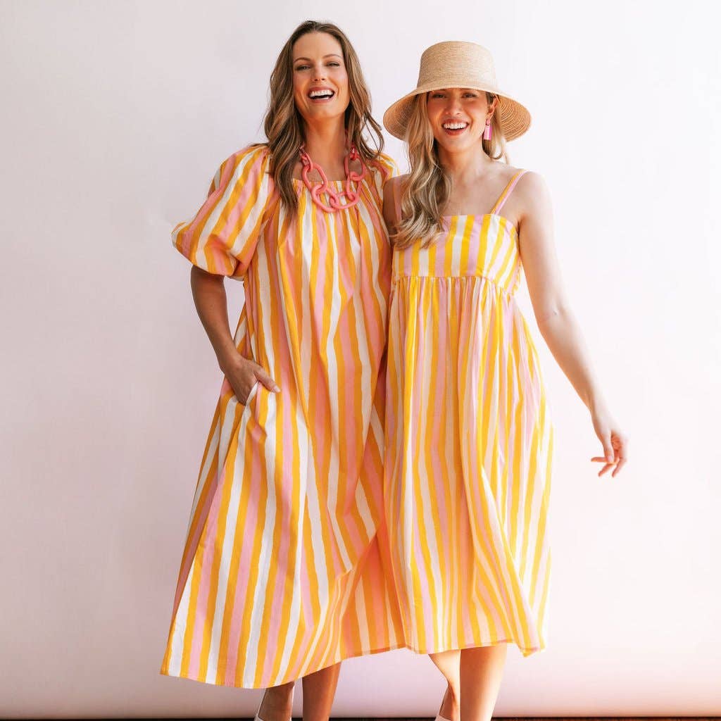 Sunshine Tienda - Sunkissed Stripe Reef Dress