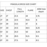 The Indian Bazaar - Girls Flutter Sleeve Midi Dress- Charcoal and Pink Magnolia