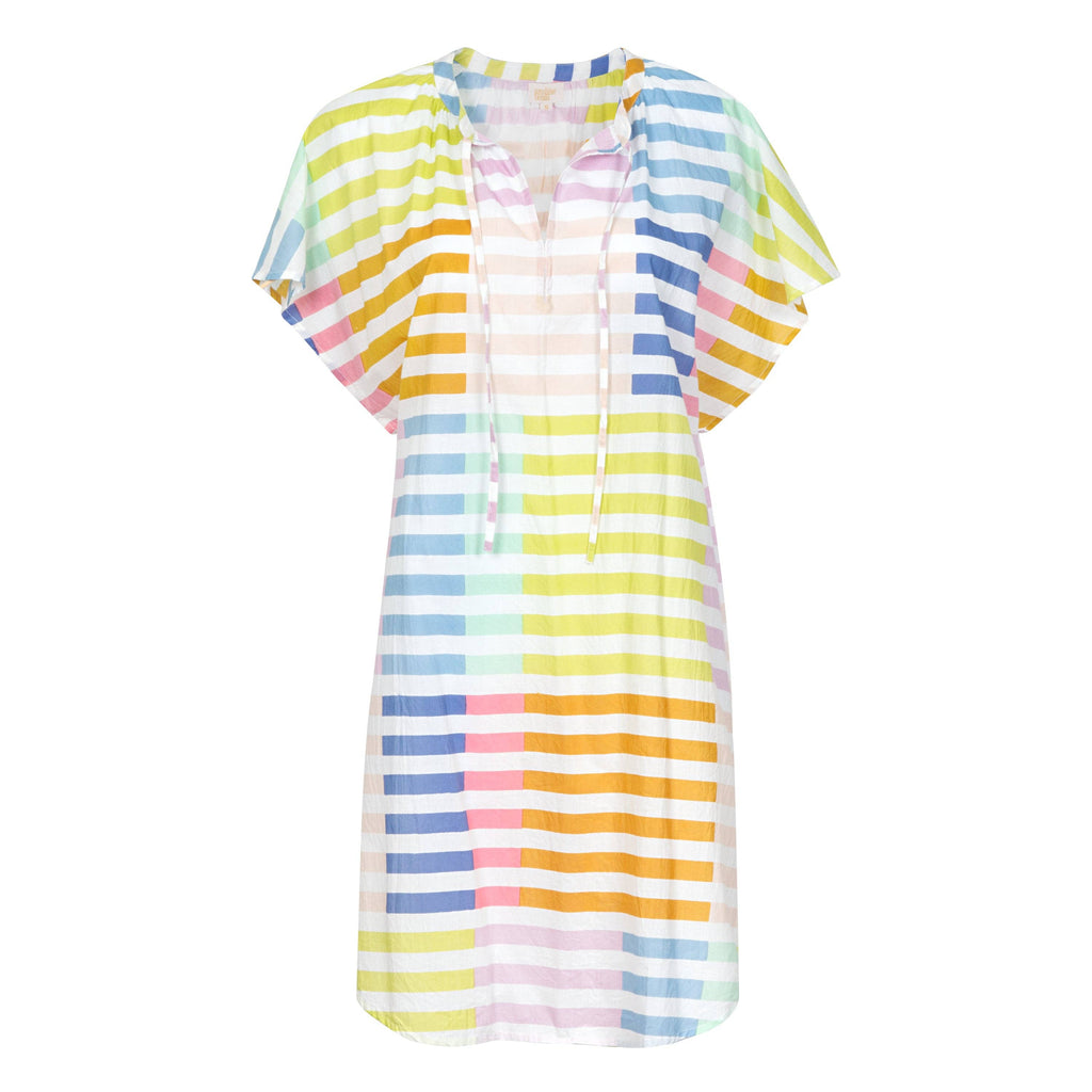 Sunshine Tienda - Colorful Stripe Cove Dress