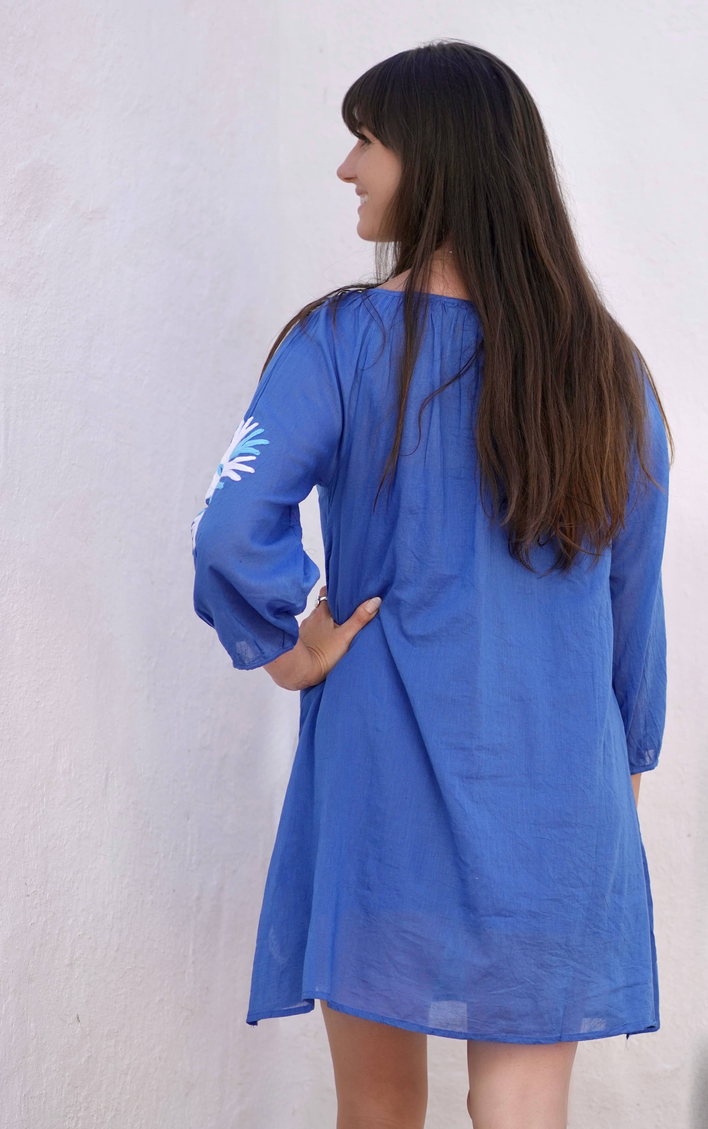 Dolma - Elana Mini Dress Blue