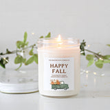 THE DANCING WICK CANDLES - "Happy Fall" Gift Candle / Sweater Season Scent