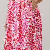 Sugarlips - Reidy Floral Mawar Ruffle Midi Dress