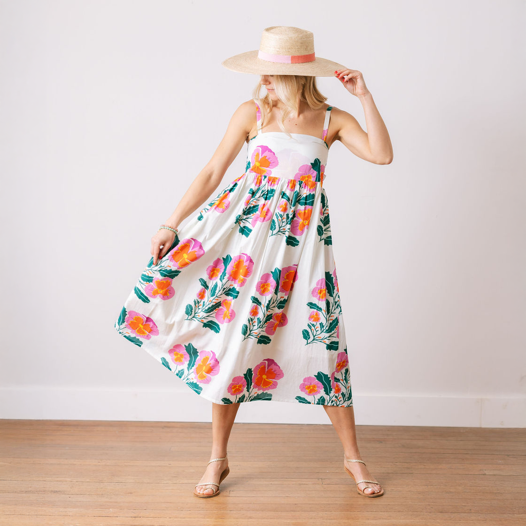 Sunshine Tienda - Pink Flower Reef Dress