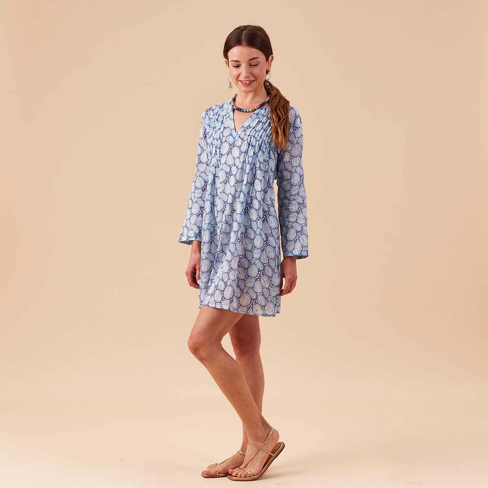 rockflowerpaper - CORAL GARDEN Pintuck Beach Coverup