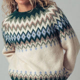 Urban Daizy - Fair Isle Wool Blend Sweater Top
