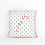 Adams & Co. - 70866 - 11.25x11.25 rvs pillow (CANDY CANE) Christmas Décor