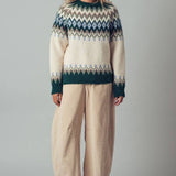 Urban Daizy - Fair Isle Wool Blend Sweater Top