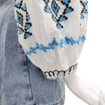 Ingrid White Embroidered Top