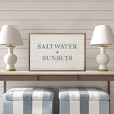 Saltwater And Sunsets sign