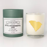 Clark & June Candle Co. - It's a Wonderful Life 11oz Soy Holiday Candle All States