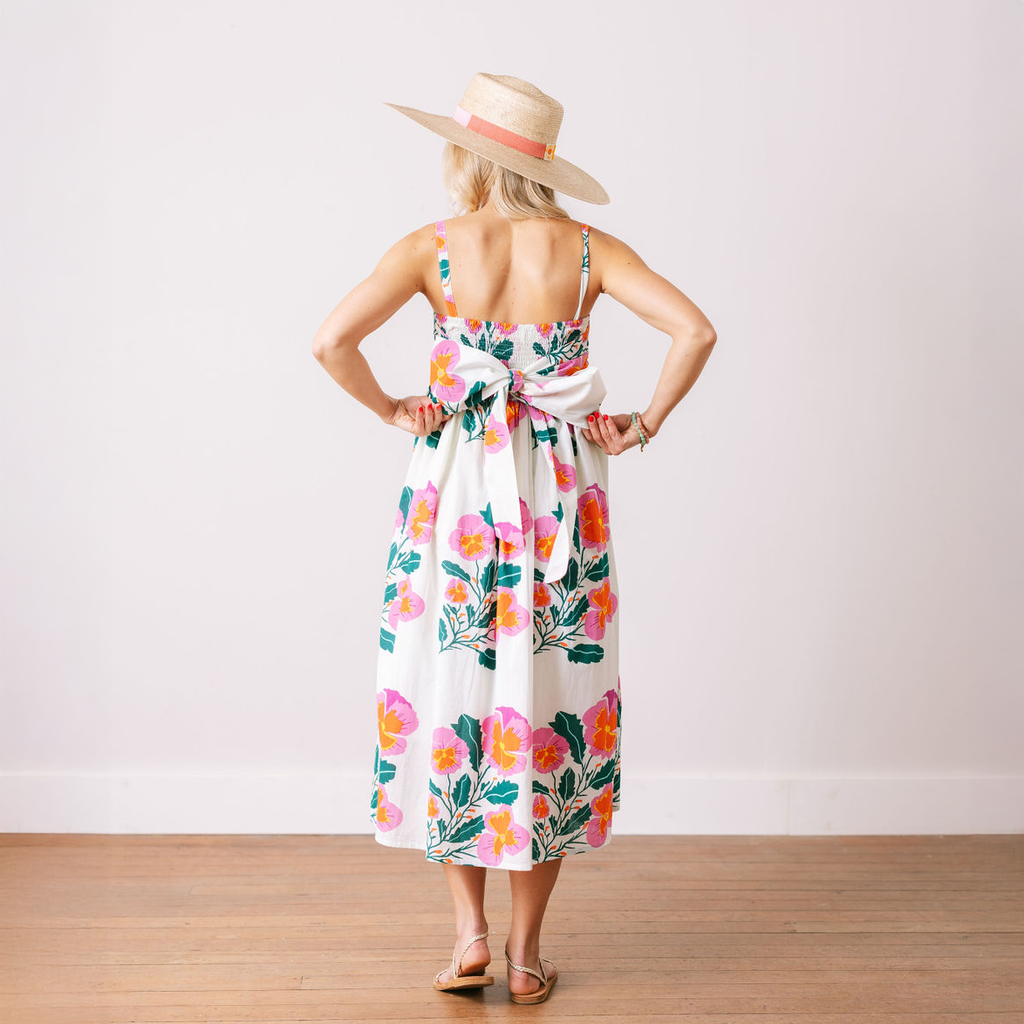 Sunshine Tienda - Pink Flower Reef Dress