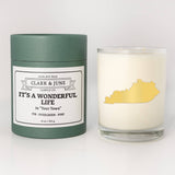 Clark & June Candle Co. - It's a Wonderful Life 11oz Soy Holiday Candle All States