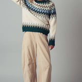 Urban Daizy - Fair Isle Wool Blend Sweater Top
