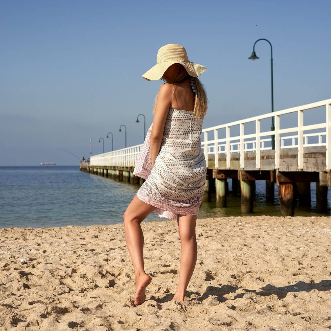 Boho-Eclectica - 'Lazy Beach Days' - 100% Cotton Sarong