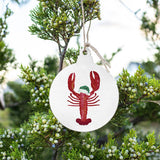 Rustic Marlin - Santa Lobster Bulb Ornament