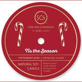 The SOi Company - Candy Cane Holiday Confetti Icon 12oz Candle