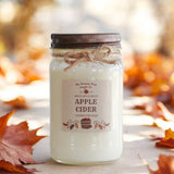 THE DANCING WICK CANDLES - Apple Cider - Fall Candle -