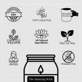 THE DANCING WICK CANDLES - "Happy Fall" Gift Candle / Sweater Season Scent