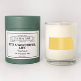 Clark & June Candle Co. - It's a Wonderful Life 11oz Soy Holiday Candle All States