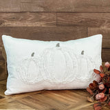 VHC Brands - White Harvest Pillow Cover 25Lx15W