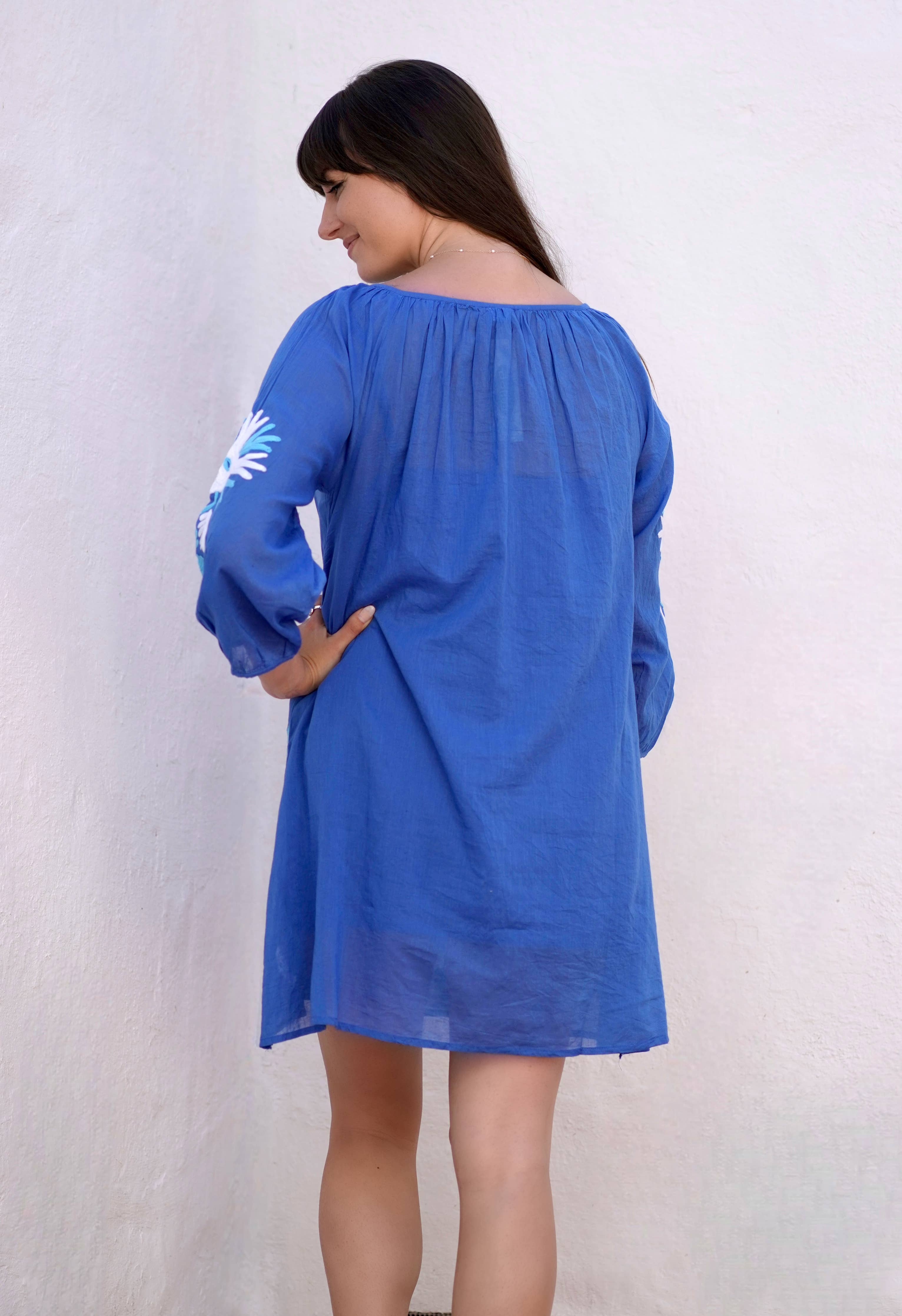 Dolma - Elana Mini Dress Blue