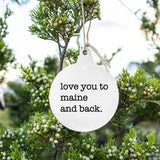 Rustic Marlin - Love You To the shore Bulb Ornament