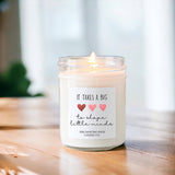THE DANCING WICK CANDLES - Teacher Candle | It Takes a Big Heart to Shape Little Minds