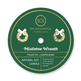 The SOi Company - Mistletoe Wreath Holiday Confetti Icon 12oz Candle