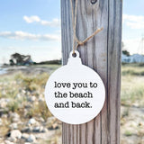 Rustic Marlin - Love You To the shore Bulb Ornament