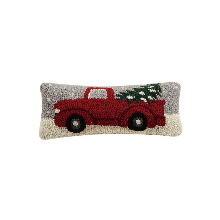 Christmas Truck Hook Pillow