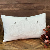 VHC Brands - White Harvest Pillow Cover 25Lx15W