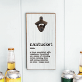 Rustic Marlin - Jersey Shore Definition Word Bottle Opener