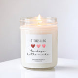 THE DANCING WICK CANDLES - Teacher Candle | It Takes a Big Heart to Shape Little Minds
