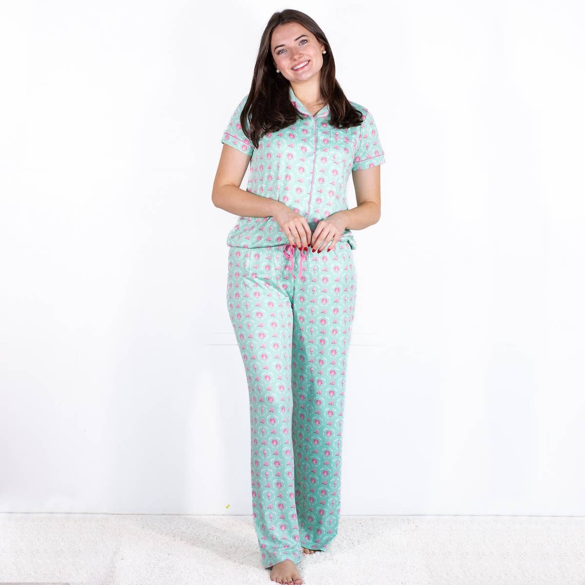 The Royal Standard - Brighton Terrace Sleep Pants Emerald Coast/Pink -Asst.
