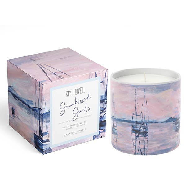 Annapolis Candle - Kim Hovell Collection - Sunkissed Sails Boxed Candle