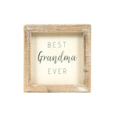 Adams & Co. - 11950 - 5x5 wood frame sign (GRANDMA)  home decor gift