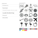 ShoreBags - Big Sur Splash Zippered Pouch