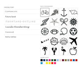 ShoreBags - Big Sur Splash Zippered Pouch