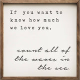 Waves In The Sea White Sign