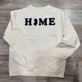 HOME sweatshirt w fuzzy nj (unisex cut)