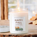 THE DANCING WICK CANDLES - "Happy Fall" Gift Candle / Sweater Season Scent