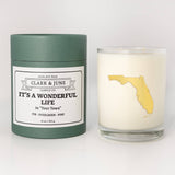 Clark & June Candle Co. - It's a Wonderful Life 11oz Soy Holiday Candle All States