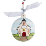 Glory Haus - Just Married Church Ornament- Christmas Décor