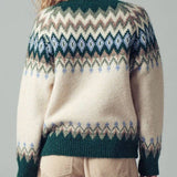 Urban Daizy - Fair Isle Wool Blend Sweater Top