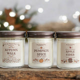 THE DANCING WICK CANDLES - Apple Cider - Fall Candle -