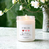 THE DANCING WICK CANDLES - Teacher Candle | It Takes a Big Heart to Shape Little Minds