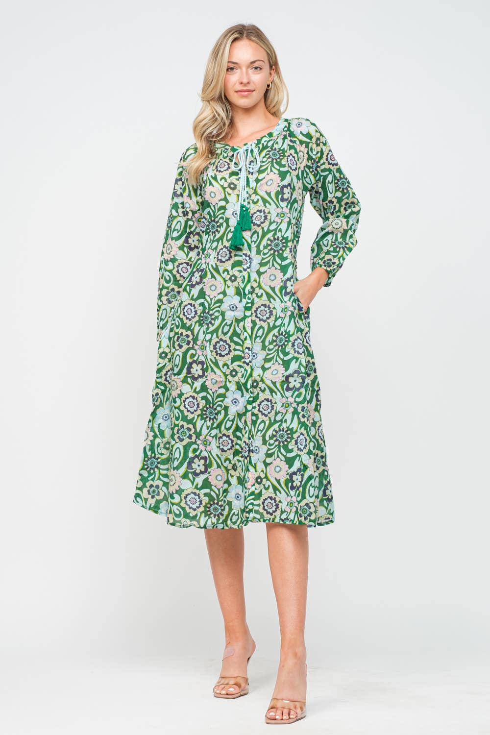 Sandra Printed Dress