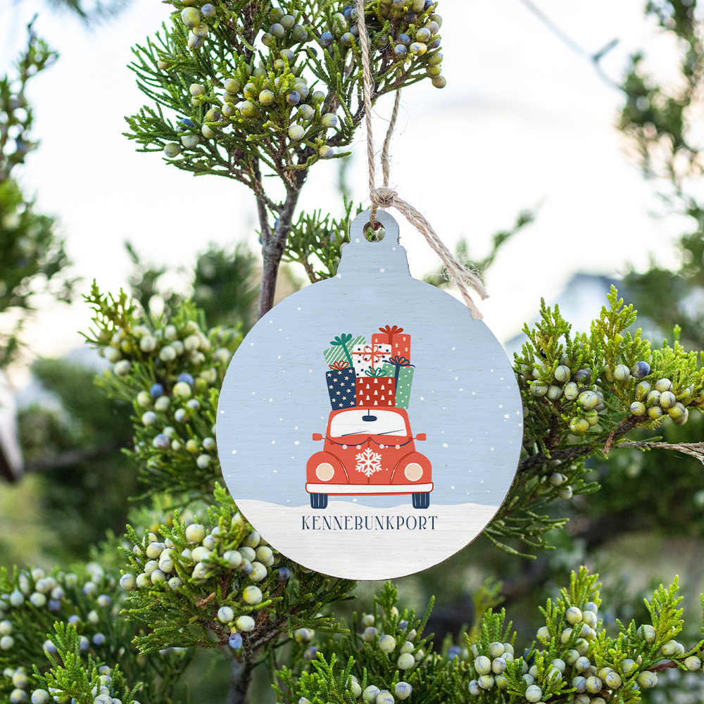 Rustic Marlin - Personalized Holiday Haul Bulb Ornament