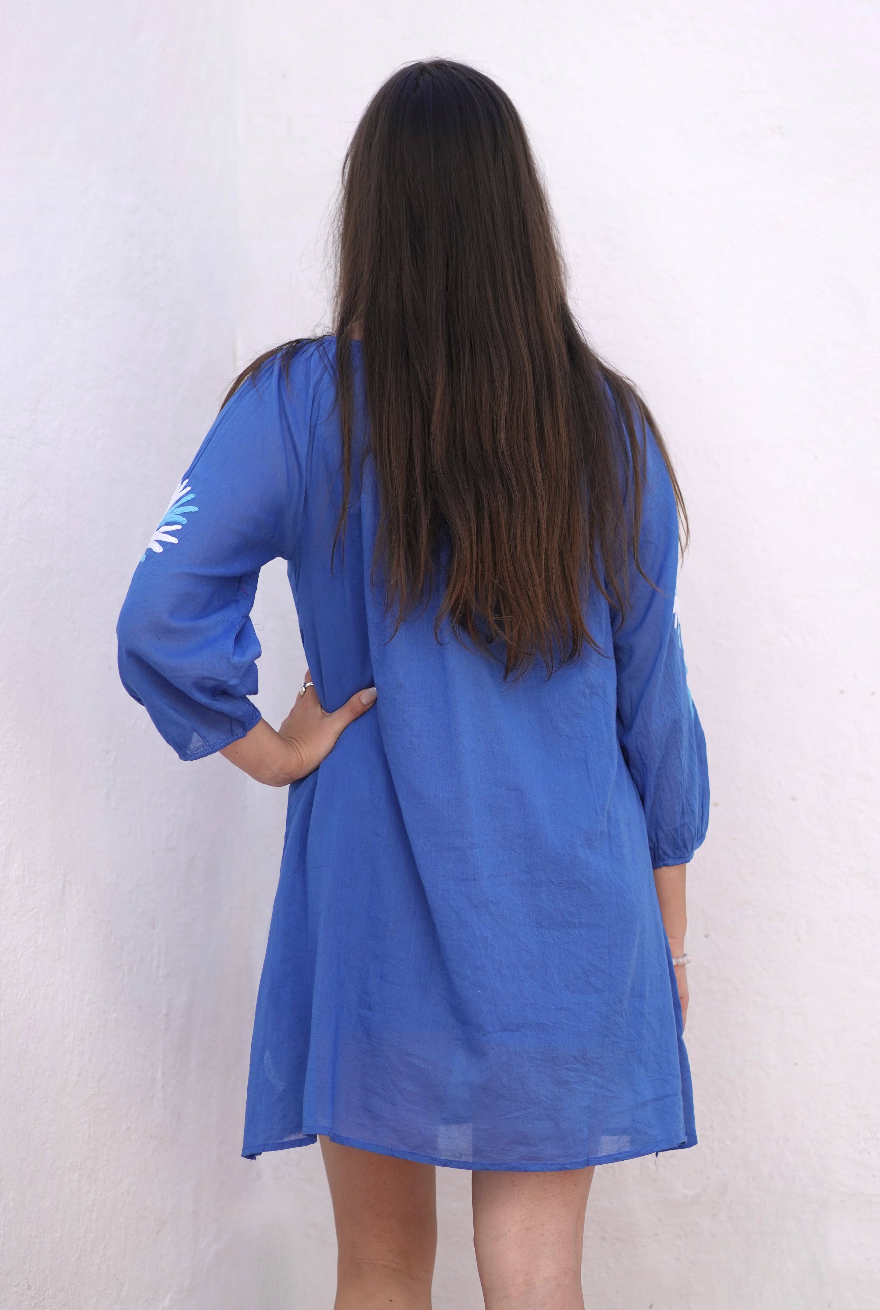 Dolma - Elana Mini Dress Blue