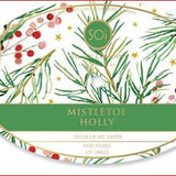 The SOi Company - Mistletoe Holly Gold OVAL Brass Bowl 18oz Candle